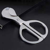 Smoking accessories stainless steel cigar cutter cigar cutter cigar hole opener big head scissors