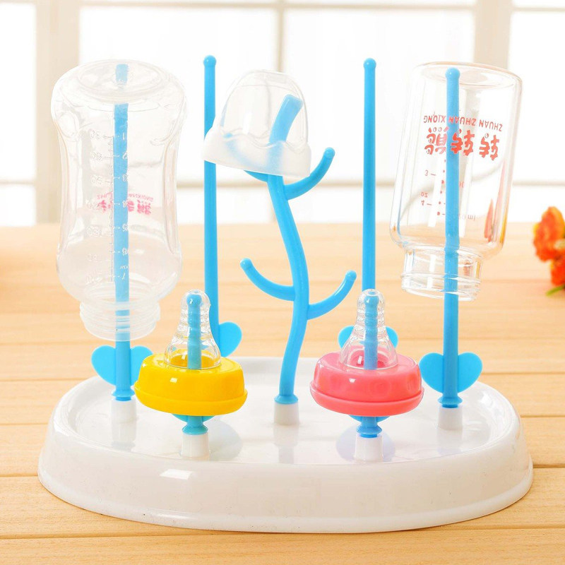 Baby bottle drying rack drying rack branch multi-functional drainage detachable tray baby water cup pacifier storage
