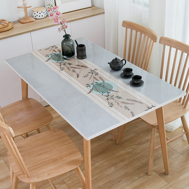 Rectangular table cloth Nordic pvc table cushion waterproof and anti-scalding for home oil resistant light and luxurious modern tea table cushion