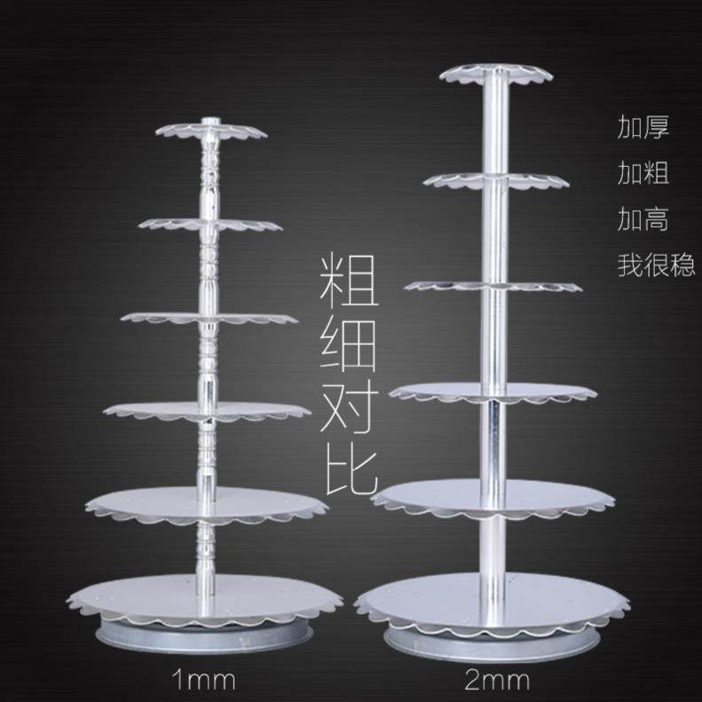 Wedding Cake Frame 6810 layer of cake rack with more than four - column birthday cake stand creative aluminum alloy thickening