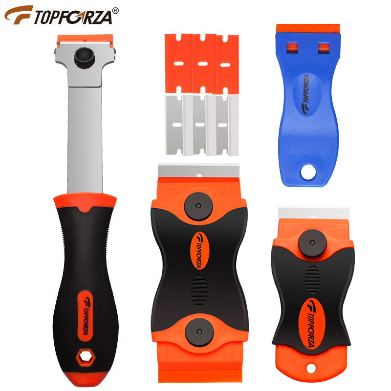 Tuo Furui multi-functional scraper scraper glass glue scraper scraper silicone glue removal car film tool 24-piece set