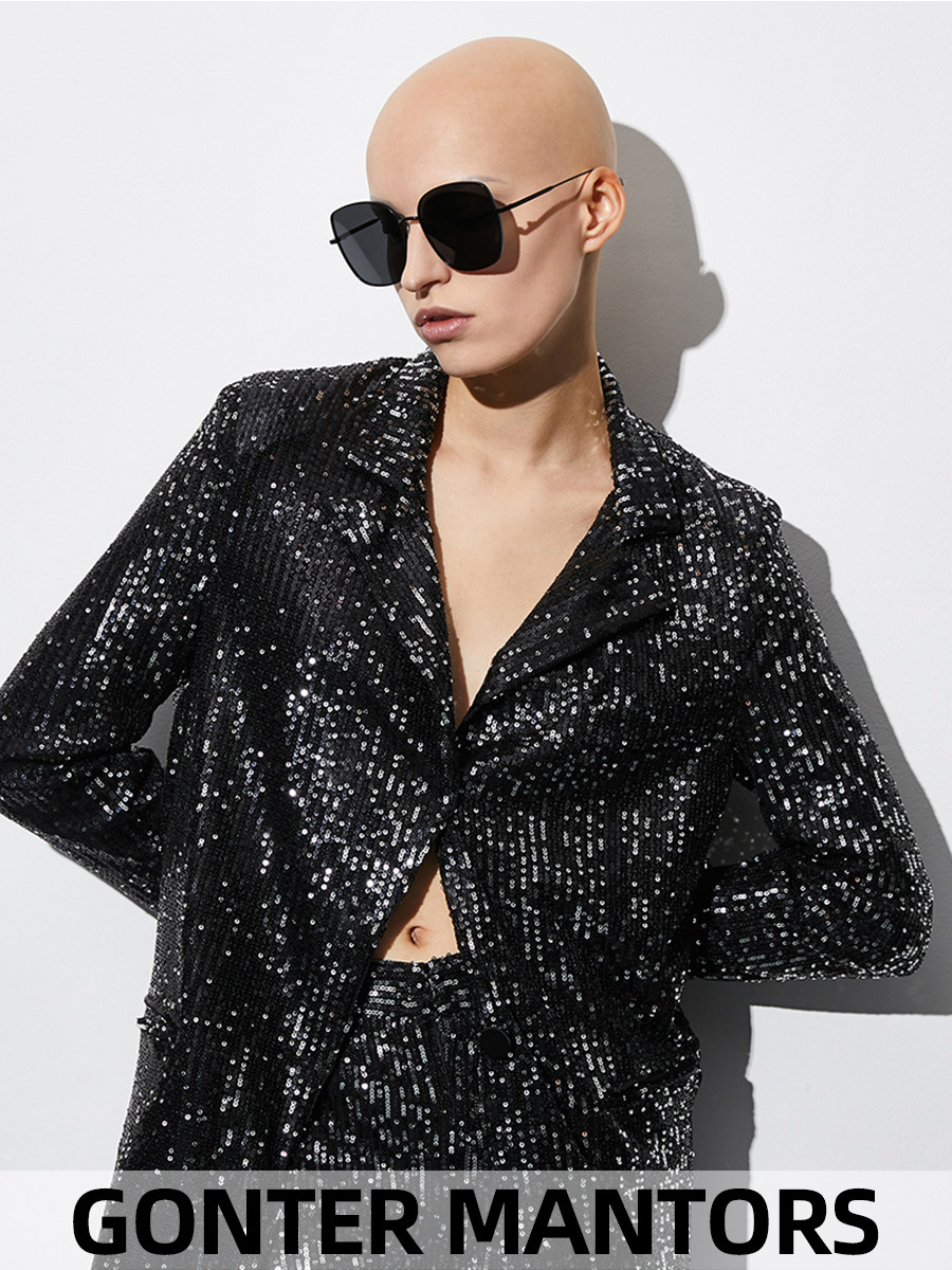 GM sunglasses women sunglasses men tide myopia ins anti-UV big face net red driving 2020 new