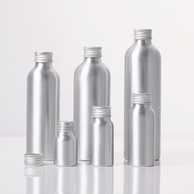 Cosmetic Essential Oils Aluminum Bottle Aluminum Metal Split Bottle Portable Travel Alcohol Spice Trial Bag Trial Bag Empty Bottle