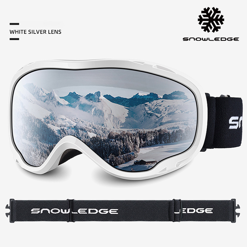 Sknowledge spherical ski mirror double layer anti-fog card myopia glasses adult male and female outdoor windproof goggles-Taobao