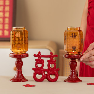 Tang cheng forbidden city red wedding gift baixi girl