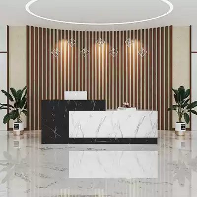 Commercial shop clothing store simple modern desk cashier counter company front desk reception desk beauty salon bar counter