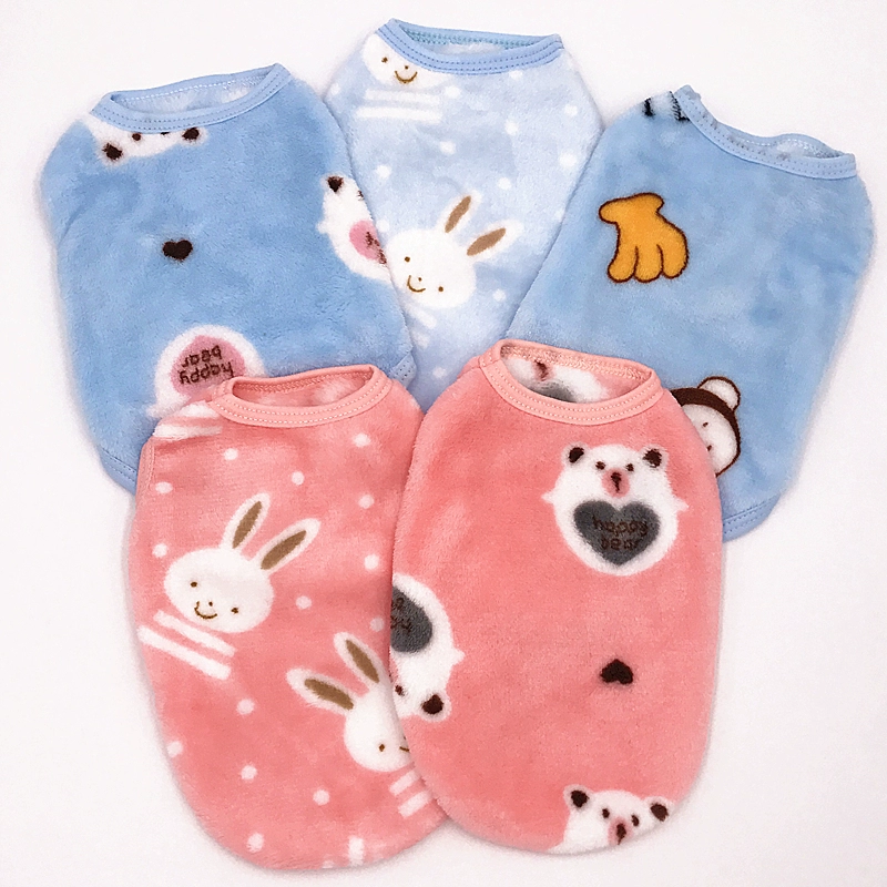 Quần áo cho chó cưng mới quần áo mùa thu và mùa đông Teddy áo ấm mèo áo len chó nhỏ quần áo flannel - Quần áo & phụ kiện thú cưng