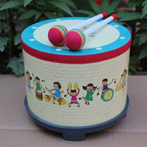 Babys small drum toy Olf percussion instrument kids baby hand slapped South Korean drumbeat children drum music knockout