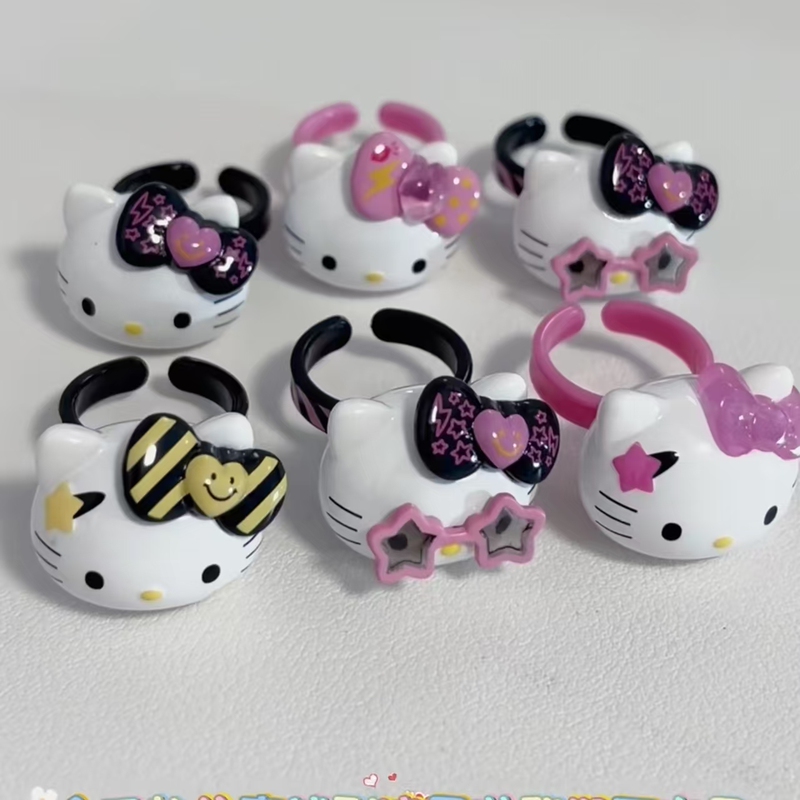 Authentic Hello Kitty Street Style Cute Bean Blind Bag Mini Figurine for Decoration Gift