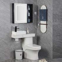 Kahnman small toilet toilet wash pot combined wall-style custom floor toilet toilet
