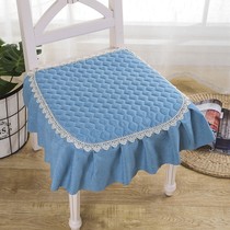 Cushion quilted thickened dining chair stool cushion quilted non-slip chair student restaurant home for all seasons horseshoe shape