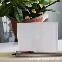 Ultra-white oil sand frosted tempered painted glass can be laminated and tempered to be processed according to drawings