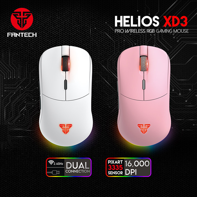 FANTECH XD3 Radio Competitive Mouse Competitive Game Special Mechanical Hardware Macro Rechargeable Lightweight