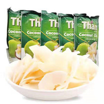 Thaï original Scents importés Crisp Coconut Flakes Coconut Dry 40g x 5 Bags Crisp Carbone Coconut Coconut Coconut