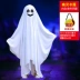 halloween2016 Trang phục Halloween trẻ em cho bé trai và bé gái ma trắng áo khoác áo choàng trang phục cos mẫu giáo ma hóa trang áo choàng haloween Trang phục haloween