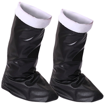 Santa Claus Costume Boot Covers Accessories Christmas Leather Boots Christmas Adult Children Elderly Boots Santa Shoes
