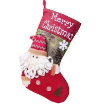 Christmas Sock Gift Bag Christmas Decoration Gift Sock Kindergarten Childrens Small Gift Santa Candy Bag
