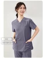 010 Deep Grey Short -Sleeved Set
