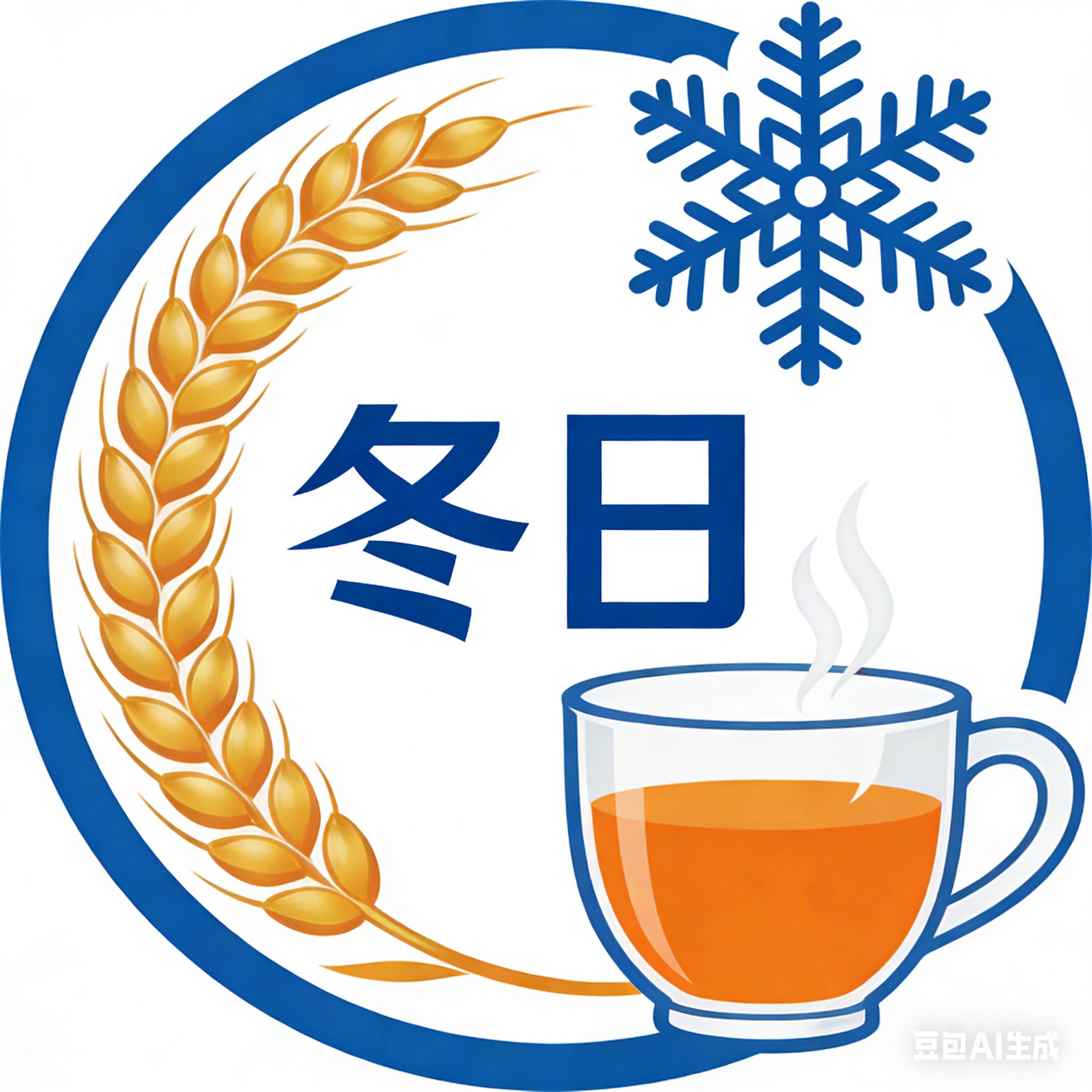 冬日食品原料批发店的LOGO