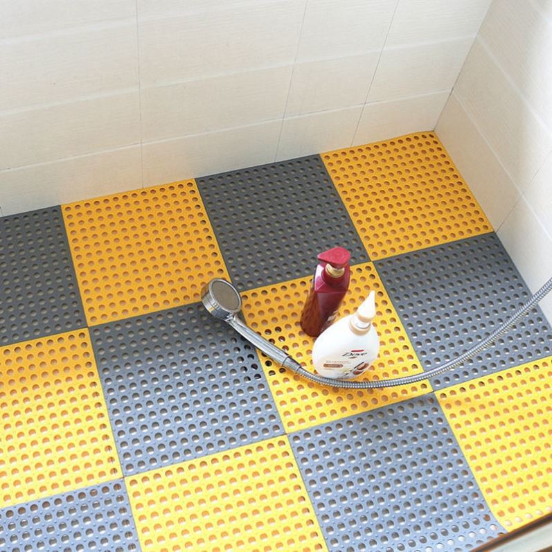 Thickened Home Waterproof Ground Board Leather Marble Tile Floor Patch Cushion Makeup Room Anti-Slip Bathroom Ground Mat Waterproof Shower