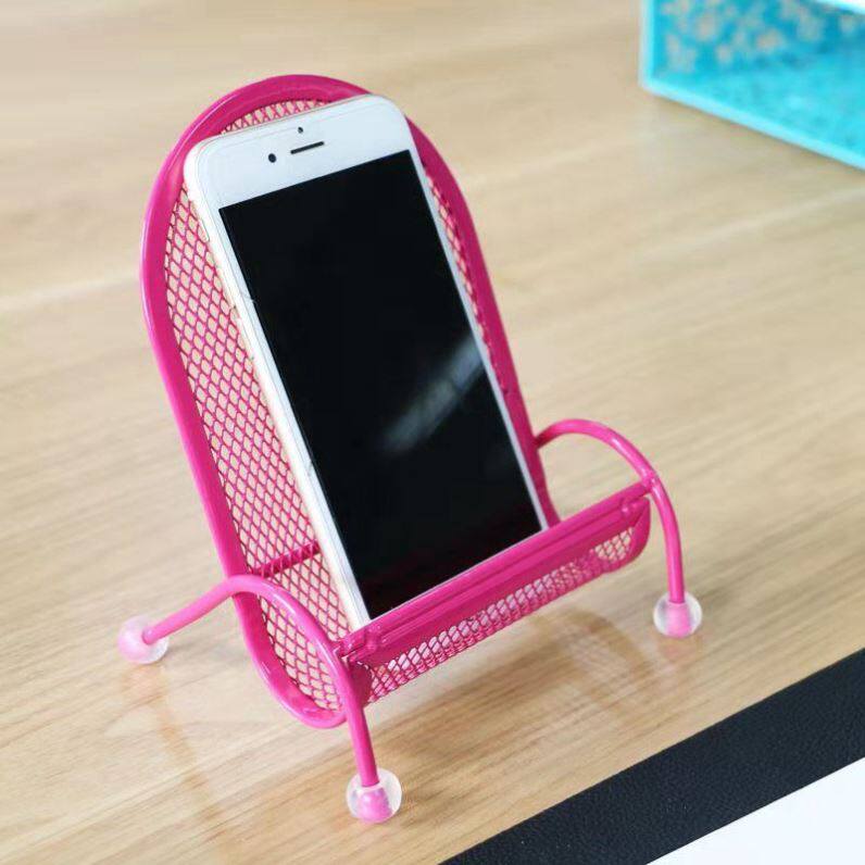 Small chair mobile frame creative mobile rack desktop lazy stent cute mobile phone chair bracket mobile phone pass