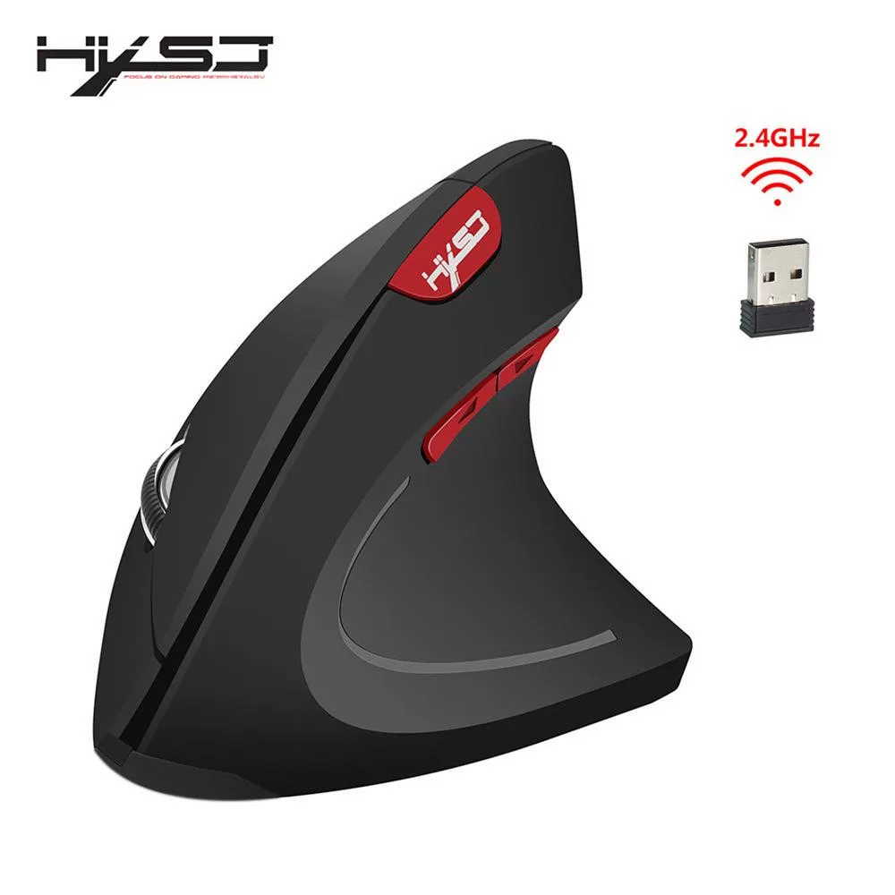 vertical wireless mouse 2.4ghz ergonomic mouse design 2400dp