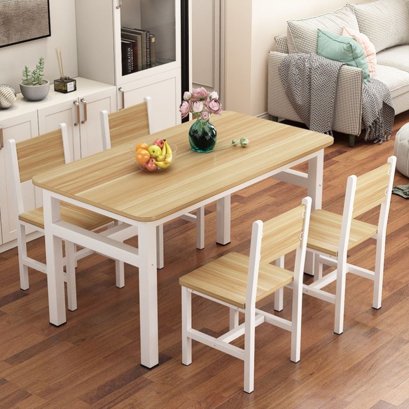 Fast dining table snack restaurant home fast food restaurant custom dining table and chairs dining table and chair combination commercial canteen breakfast shop