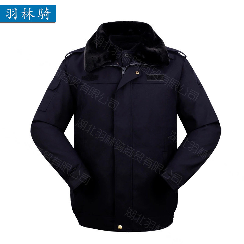 Modern urban duty cotton multi-coat men warm cotton-padded jacket fur collar bile detachment administrator dong zhi qin