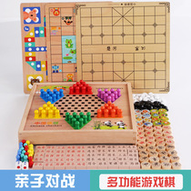 Childrens flying chess backgammon chess multifunctional game chess drawer chessboard baby chess educational toys