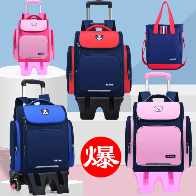 Lalever Schoolbags Three To Six Grades 12 Fourth Grade Elementary School Students Children Women Minus Minus Care and Middle School Students Large Capacity