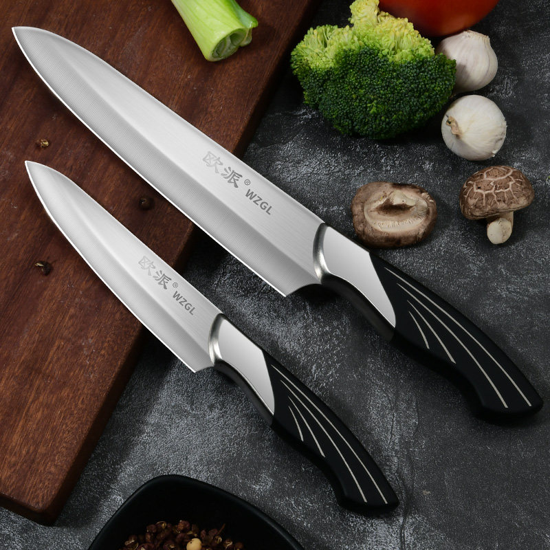 Aupine Fruit Knife Home Upscale Sharp Stainless Steel Melon Fruit Knife Portable Lengthened Knife Dormitory Cutter Office