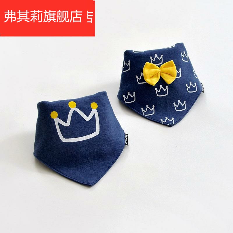 Baby Triangular Towel Cotton Breathable Baby Saliva Towel Infant Triangle Saliva towel Two children Purse Summer Thin