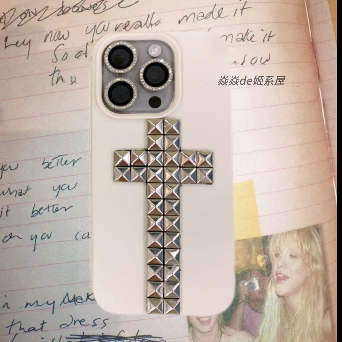 Gothic Cross Rivet Phone Case | Direct from Taobao China - Product image 7