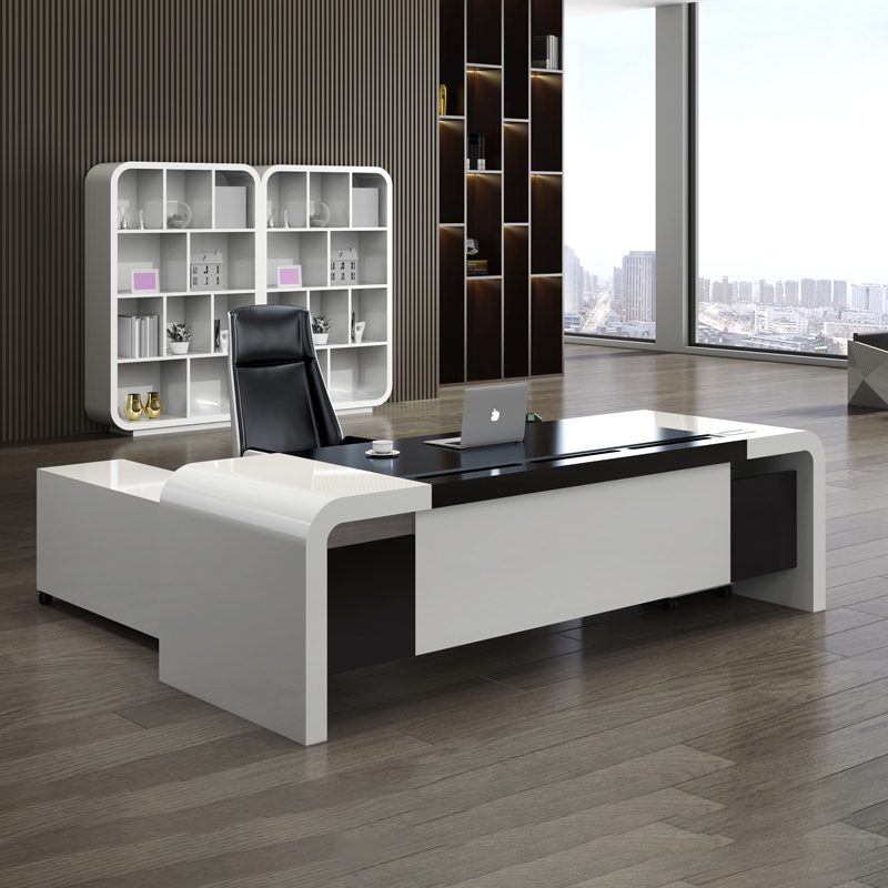 Big Bandae Desk Supervisor Table Brief Modern Business Furniture Portfolio Manager Table Presidents Table Roast Lacquer Desk Boss Table