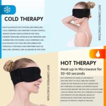 One pack of new ice and hot compress eye masks to relieve eye fatigue and pain. Comfortable ice eye masks