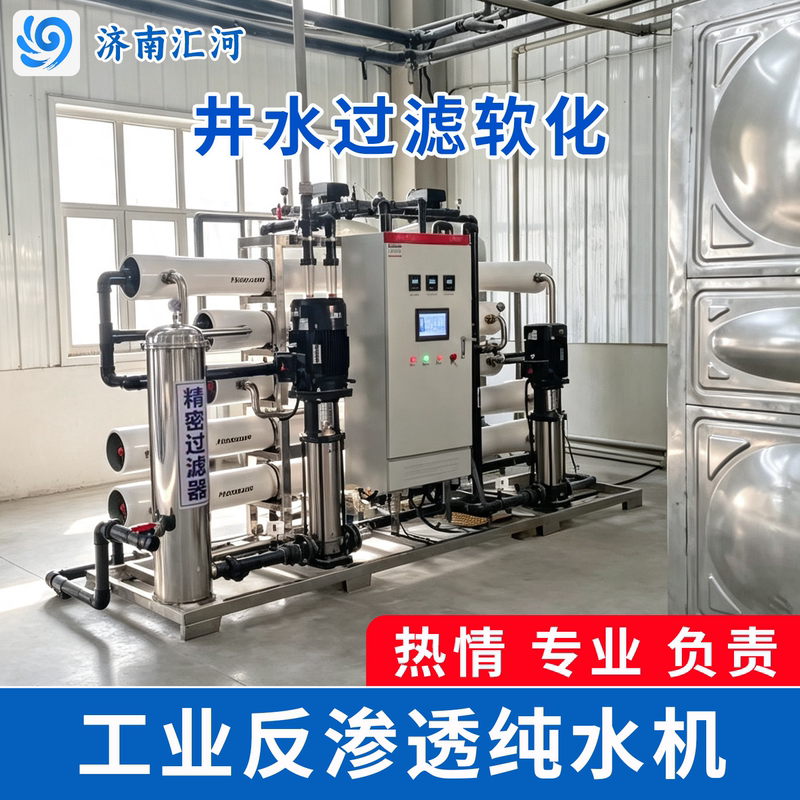 10-Ton Dual-Stage Reverse Osmosis Water Treatment Equipment Industrial Well Water Filter Direct Drinking Pure Water Machine Large-Scale Water Purification Equipment 10-Ton Dual-Stage Reverse Osmosis Water Treatment Equipment Industrial Well Water Filter Direct Drinking Pure Water Machine Large-Scale Water Purification Equipment