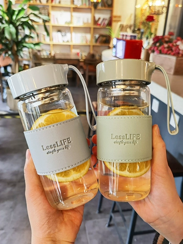 Тепловое стекло -устойчивый стеклянный женский чайная чашка чашка цветочной чаш