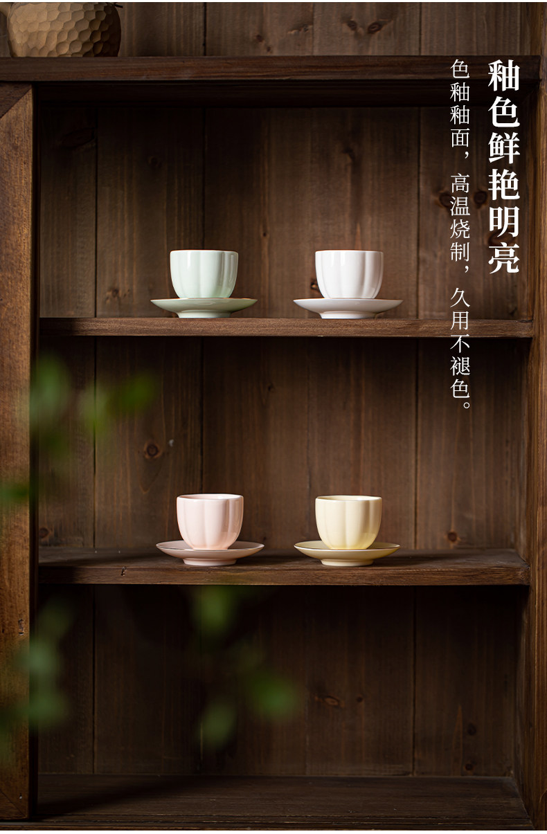 Ликер Cup 羊脂玉瓷白酒杯套装家用个人烈酒杯女主人杯花瓣杯品茗杯二两酒盅