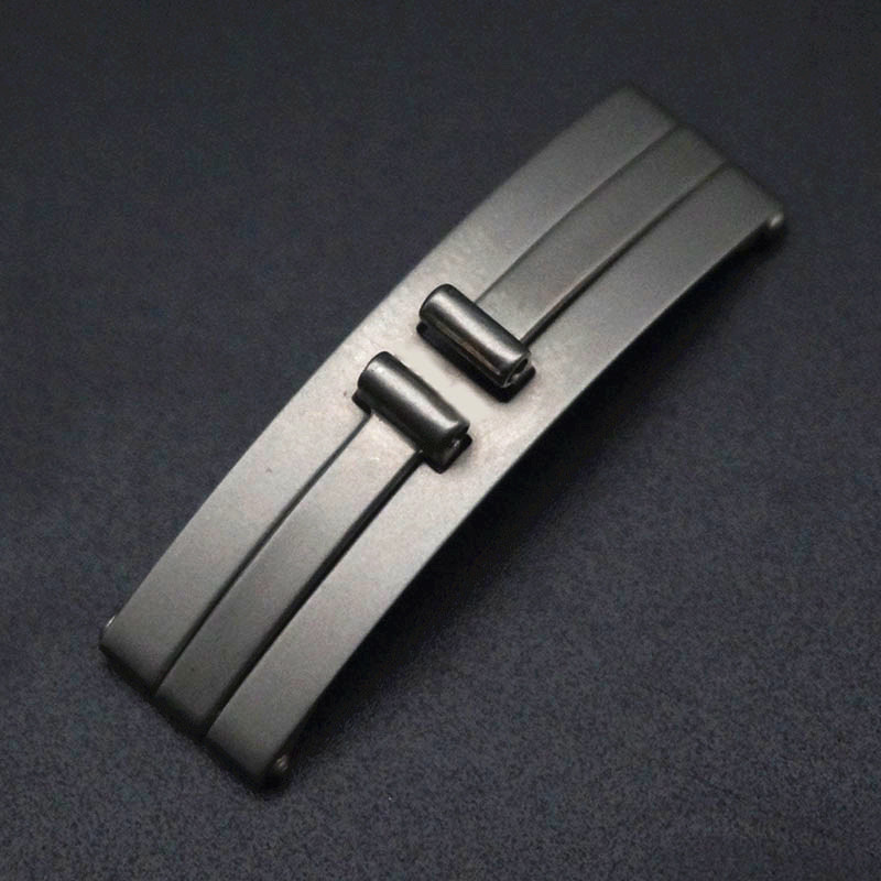 Mengshi Watch Buckle Compatible with Cartier Ballon Bleu Tank Solo London Watch Steel Strap Buckle Butterfly Clasp