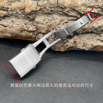 Suitable for Casio Small Square Steel Strap Dw5600/5610 Eqw-A1200 Stainless Steel Folding Double-Button Watch Buckle