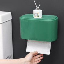 Toilet paper towel box toilet toilet paper rack toilet paper box free of punch and waterproof roll paper cylinder creative draw paper box