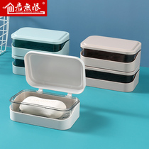 Creative asphalt-free punch with covered toilet houseBathroom soap box washing soap box