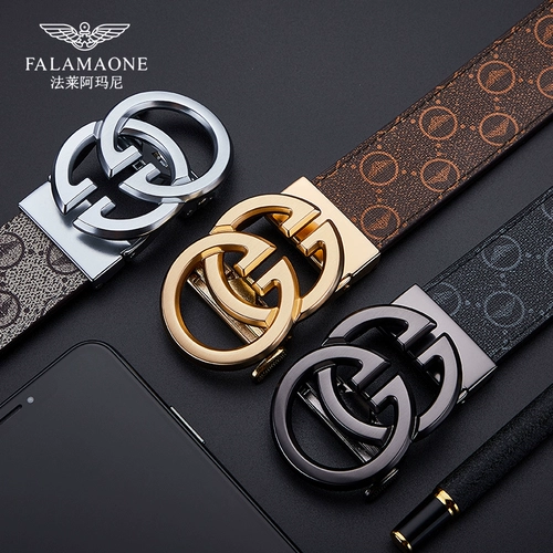 法莱阿玛尼 Ремень, универсальные штаны для отдыха, из натуральной кожи