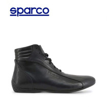 Genuine leather Italy SPARCO Fire racing shoes Men and women Auto FIA certified retro riding Moto locomotive boots