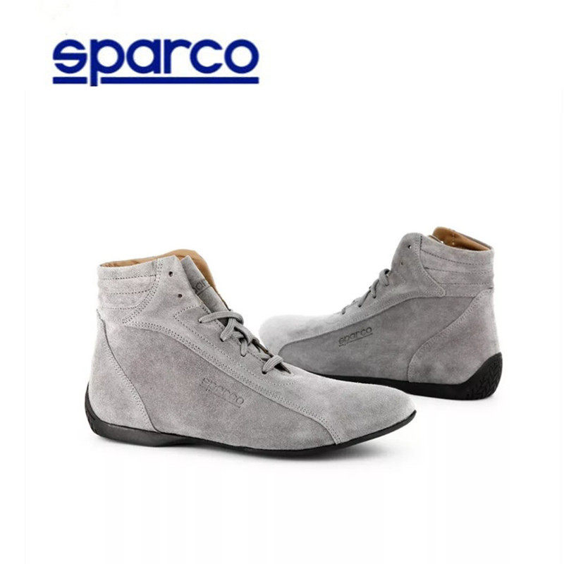 Genuine Leather Sparco Racing Shoes FIA Certified Car Driving Locomotive Moto Ride Kardine Leisure Sports Men and Men-Taobao