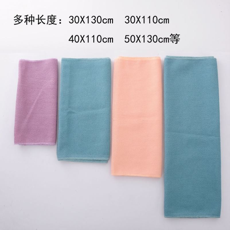 Single-layer coarse sand pull back long bath towel fabric rub back without asking for mud rub artifact strong decontamination adult household