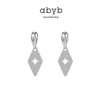 ABYBCHARMING earrings female summer simple wisdom small earrings exquisite Super fairy temperament senior earrings face small