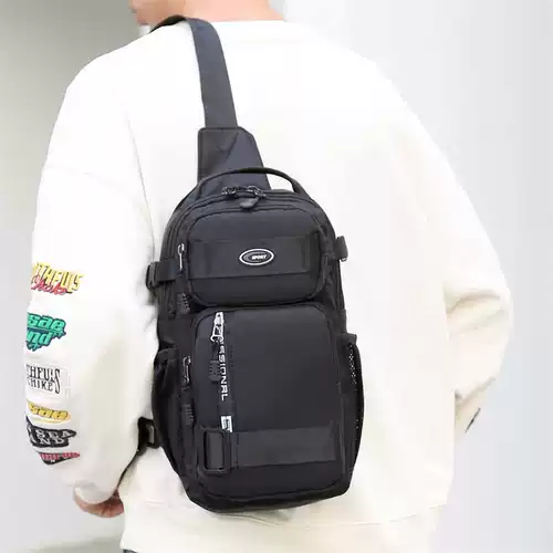 Большая нагрудная сумка, сумка на одно плечо для отдыха, универсальная сумка через плечо, водонепроницаемый рюкзак, ткань оксфорд