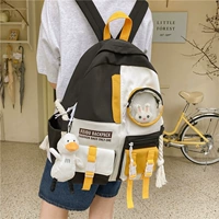 Черный (утиный орнамент+значок)