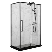 Shower room square bath room bathroom toilet dry and wet separation partition sliding door shower room bath screen custom i